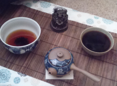 2010 Shou Puerh Tea Nuggets 'Cha Tou' - March 2014 Global Tea Hut